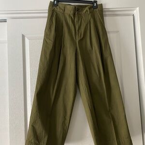 Madewell Pleated High Rise Pants